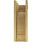 Ekena Millwork 10"W x 20"D x 30"H Classic Warren Rough Cedar Woodgrain TimberThane Corbel, Primed Tan CORUR10X20X30WARRCPR - alternate 3